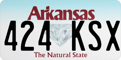 AR license plate 424KSX