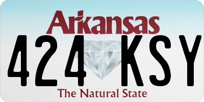 AR license plate 424KSY