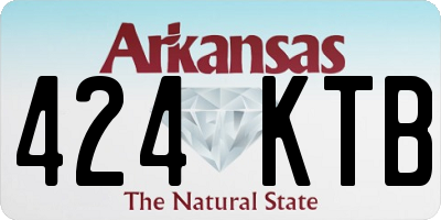 AR license plate 424KTB