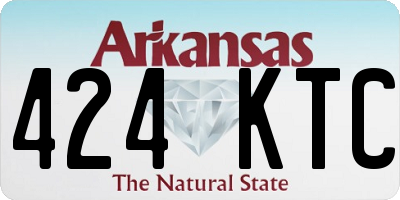 AR license plate 424KTC