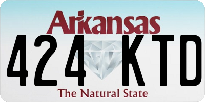 AR license plate 424KTD