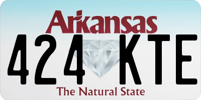 AR license plate 424KTE