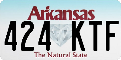AR license plate 424KTF
