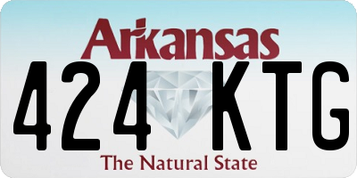 AR license plate 424KTG