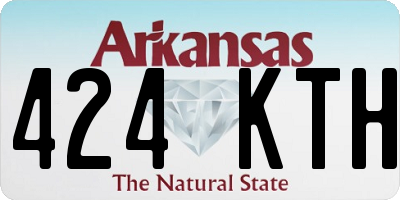 AR license plate 424KTH
