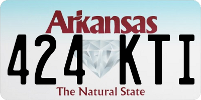 AR license plate 424KTI