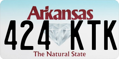 AR license plate 424KTK