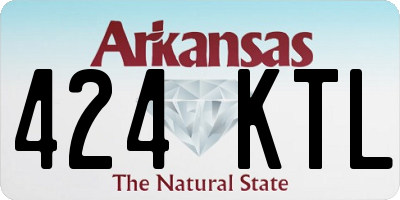 AR license plate 424KTL