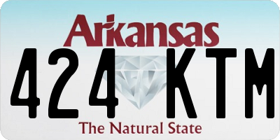 AR license plate 424KTM