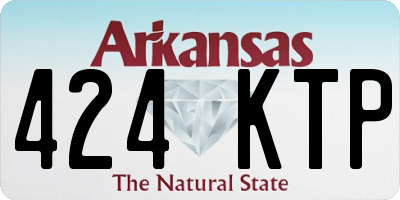AR license plate 424KTP