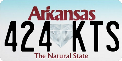 AR license plate 424KTS