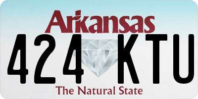 AR license plate 424KTU