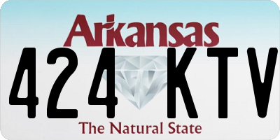 AR license plate 424KTV
