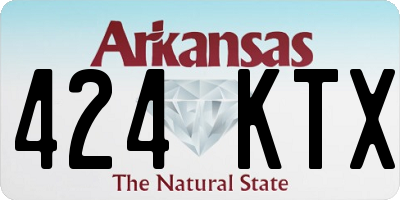 AR license plate 424KTX