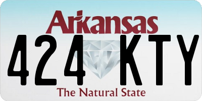 AR license plate 424KTY