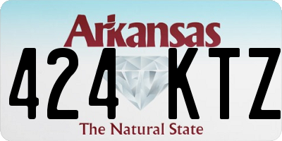 AR license plate 424KTZ