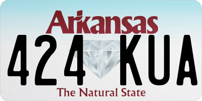 AR license plate 424KUA
