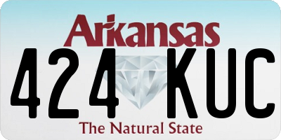 AR license plate 424KUC