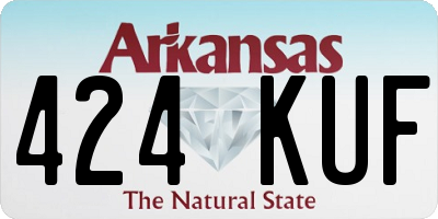 AR license plate 424KUF