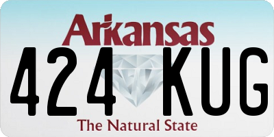 AR license plate 424KUG