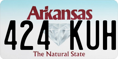 AR license plate 424KUH