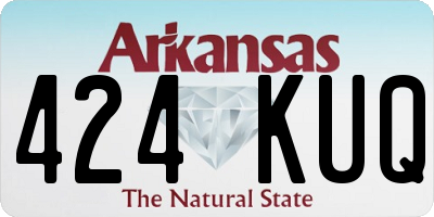AR license plate 424KUQ