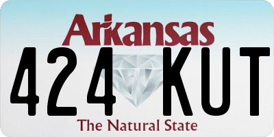 AR license plate 424KUT