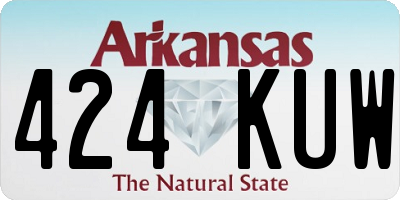 AR license plate 424KUW