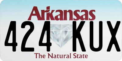 AR license plate 424KUX
