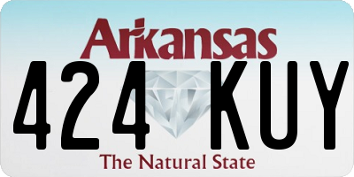 AR license plate 424KUY