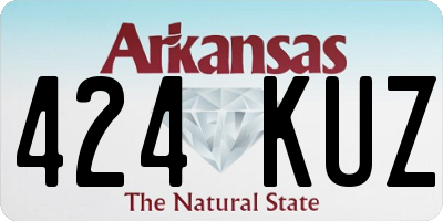 AR license plate 424KUZ
