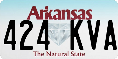 AR license plate 424KVA