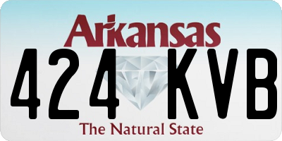 AR license plate 424KVB