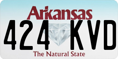 AR license plate 424KVD