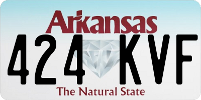 AR license plate 424KVF