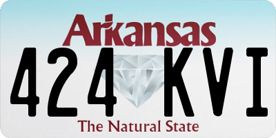AR license plate 424KVI