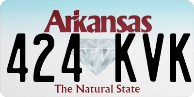 AR license plate 424KVK