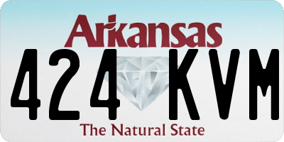 AR license plate 424KVM