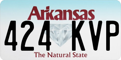 AR license plate 424KVP