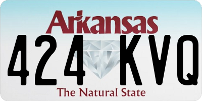 AR license plate 424KVQ