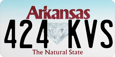 AR license plate 424KVS