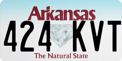 AR license plate 424KVT