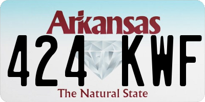 AR license plate 424KWF
