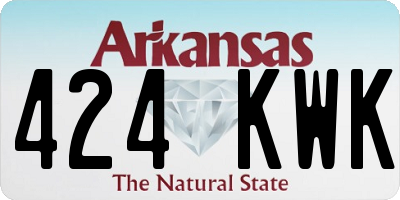 AR license plate 424KWK