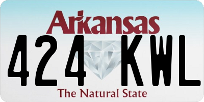 AR license plate 424KWL