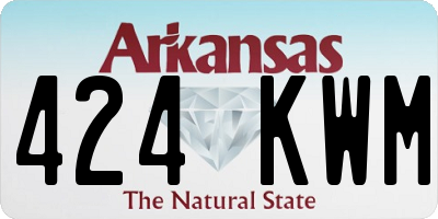 AR license plate 424KWM