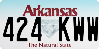 AR license plate 424KWW
