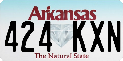 AR license plate 424KXN