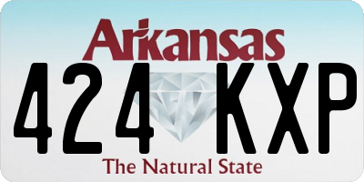 AR license plate 424KXP