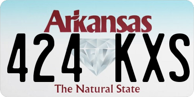 AR license plate 424KXS